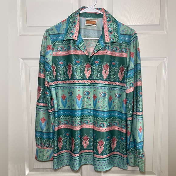 Koret of California Vintage striped floral print set - Picture 2 of 10